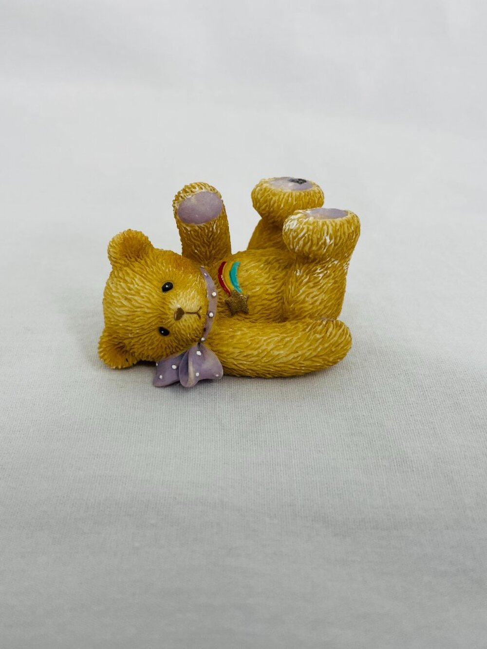 Vintage Priscella Hillman LIC Rainbow Ceramic Bear